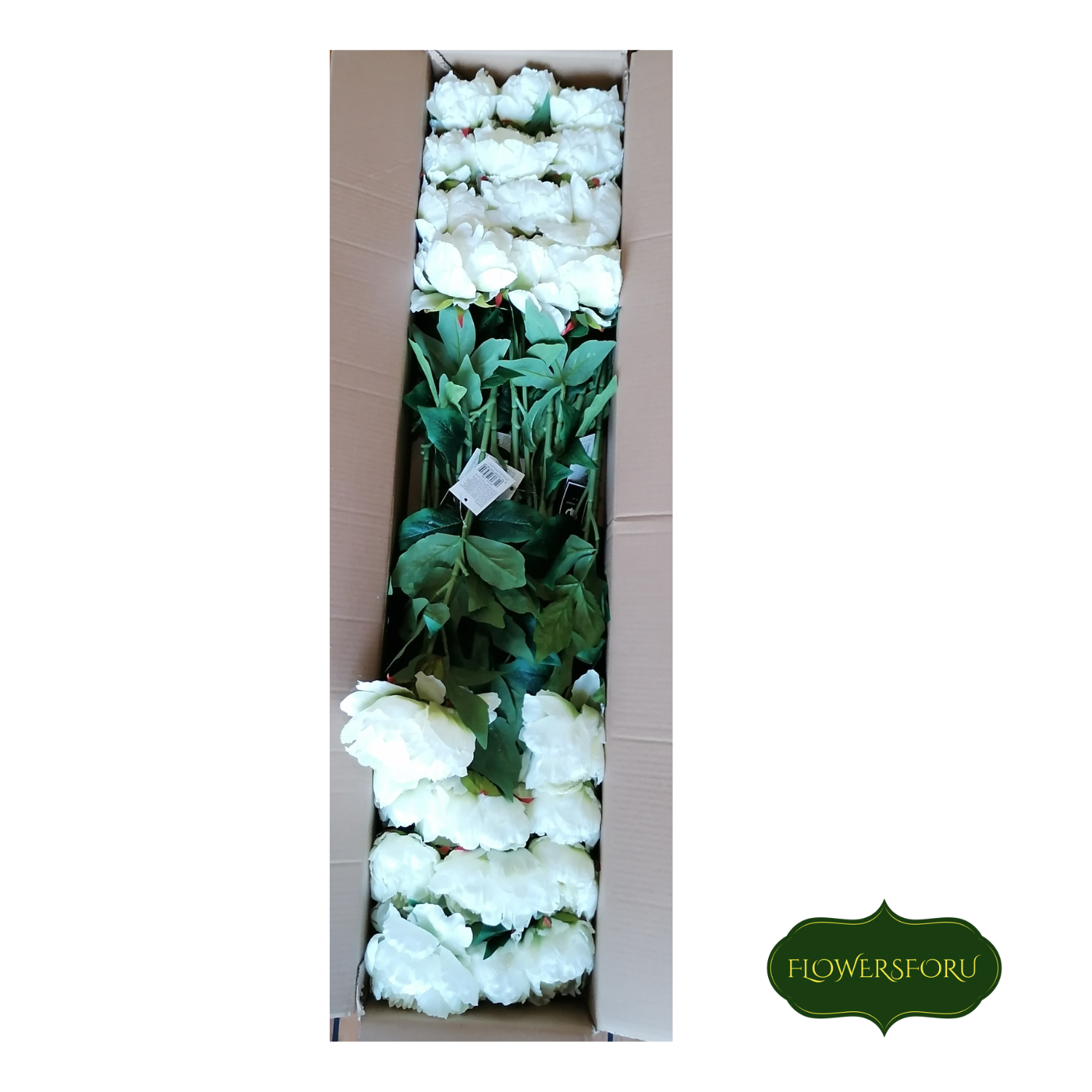 stem cream peonies bulk plastic flowers elegant bouquet