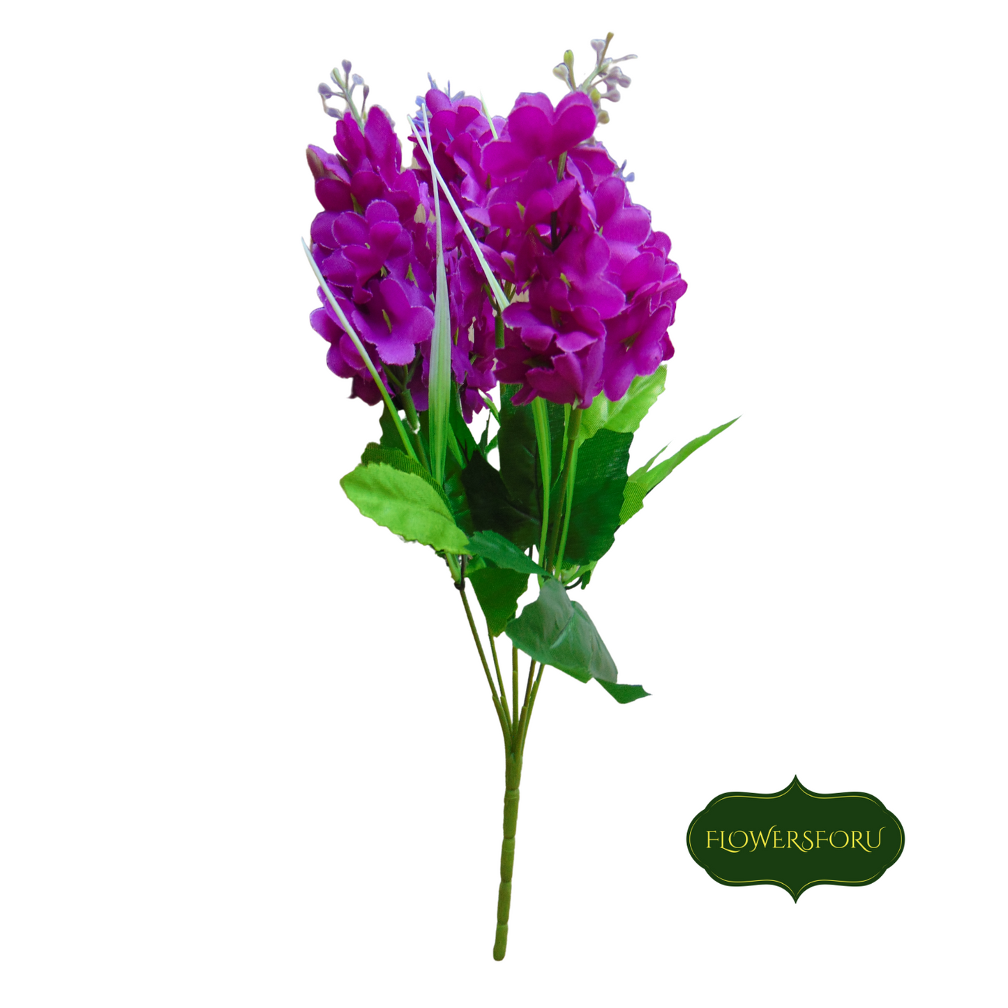 Hyacinth  plastic purple-pink flower 34cm