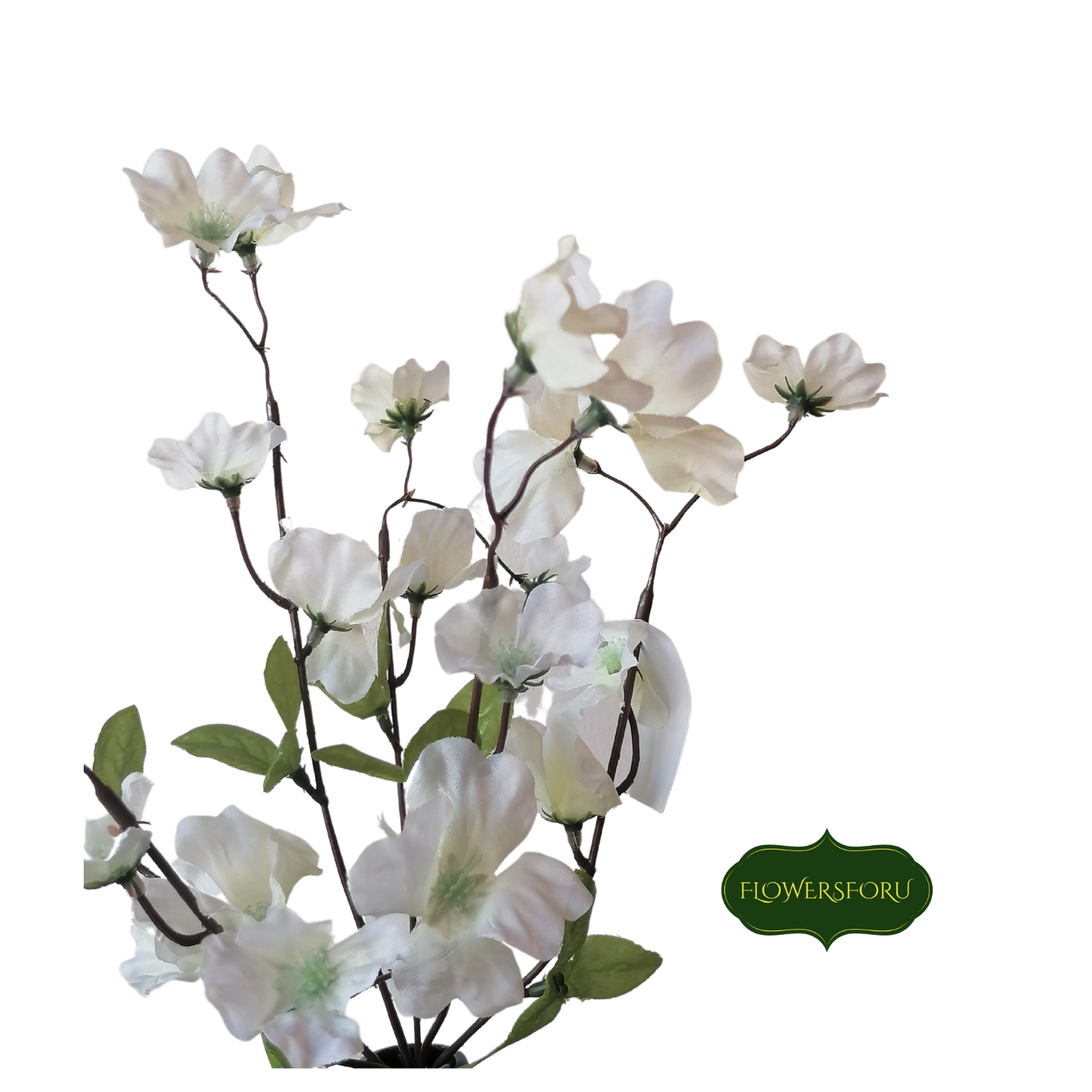 Cherry Blossom Bush 39cm White